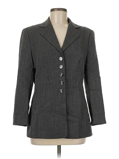 Pre-owned Escada Blazer Jacket In Gray