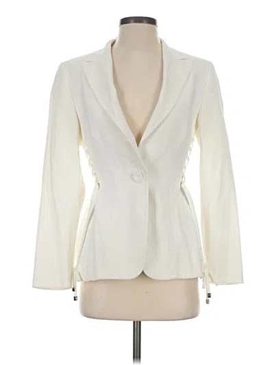 Pre-owned Escada Blazer Jacket In Ivory