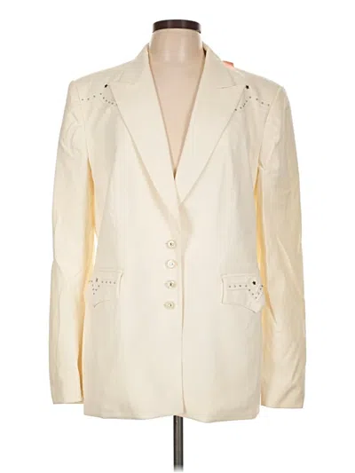 Pre-owned Escada Blazer Jacket In Ivory