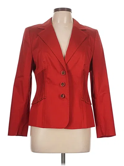 Pre-owned Escada Blazer Jacket In Red