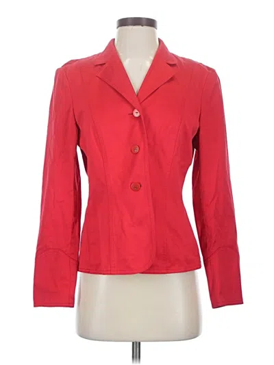 Pre-owned Escada Blazer Jacket In Red