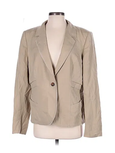 Pre-owned Escada Blazer Jacket In Tan
