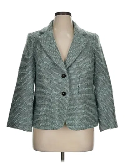 Pre-owned Escada Blazer Jacket In Teal