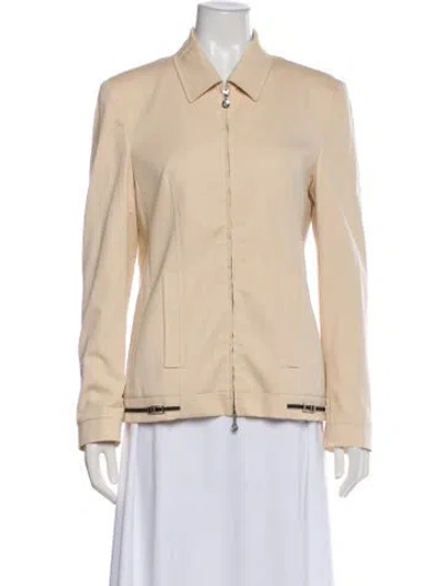 Pre-owned Escada Blazer In Neutral
