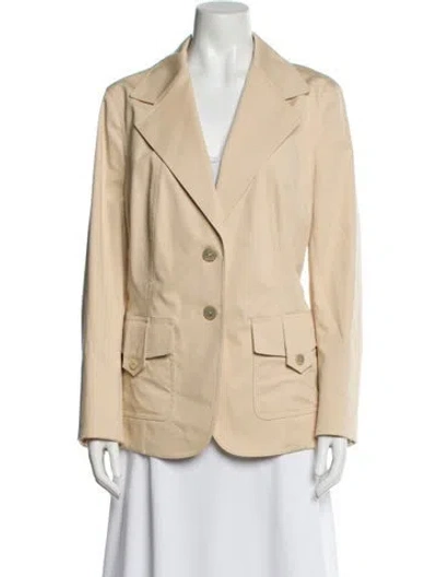 Pre-owned Escada Blazer In Neutral
