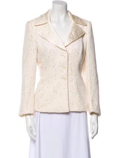Pre-owned Escada Blazer In Neutral