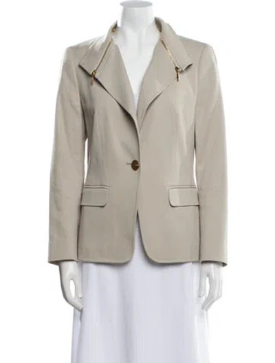 Pre-owned Escada Blazer In Neutral