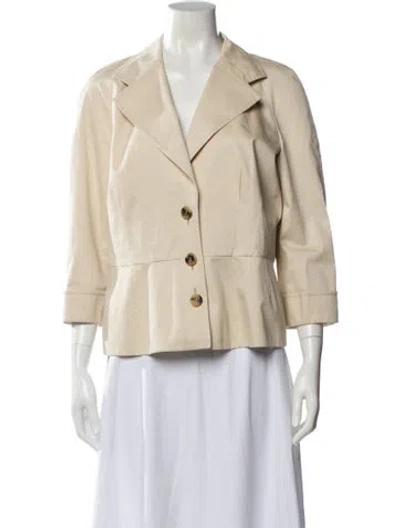 Pre-owned Escada Blazer In Neutral