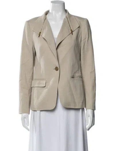 Pre-owned Escada Blazer In Neutral