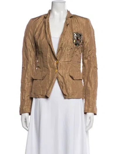 Pre-owned Escada Blazer In Neutrals