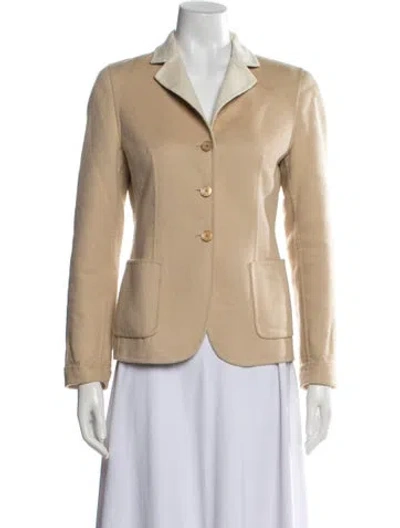 Pre-owned Escada Blazer In Neutrals