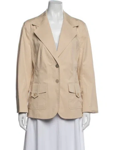 Pre-owned Escada Blazer In Neutrals
