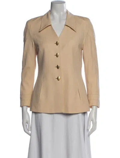 Pre-owned Escada Blazer In Neutrals