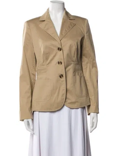 Pre-owned Escada Blazer In Neutrals