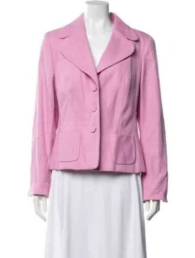 Pre-owned Escada Blazer In Pink