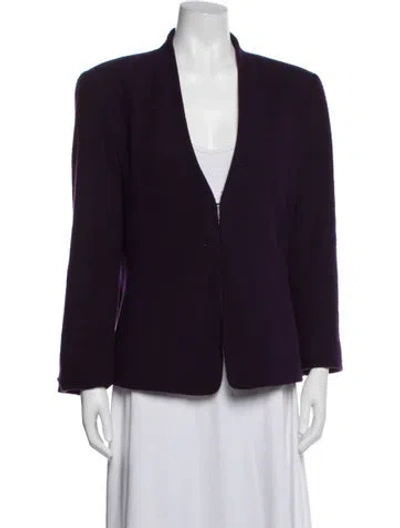 Pre-owned Escada Blazer In Purple