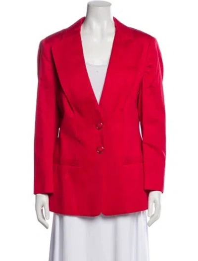 Pre-owned Escada Blazer In Red