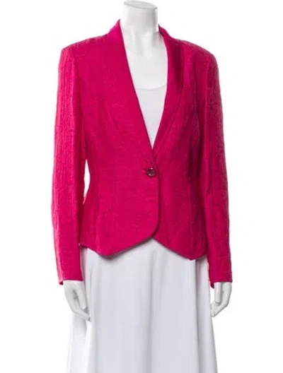 Pre-owned Escada Blazer In Red