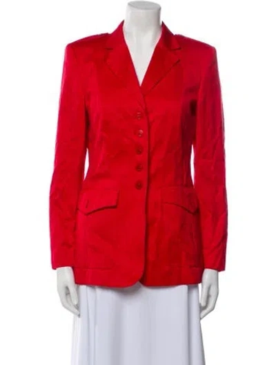 Pre-owned Escada Blazer In Red