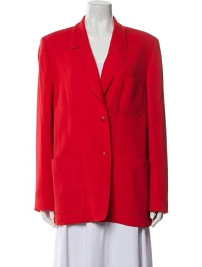 Pre-owned Escada Blazer In Red