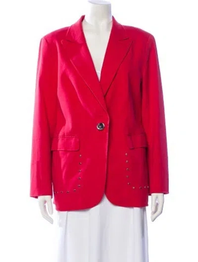 Pre-owned Escada Blazer In Red