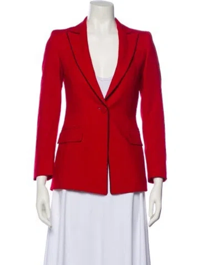Pre-owned Escada Blazer In Red