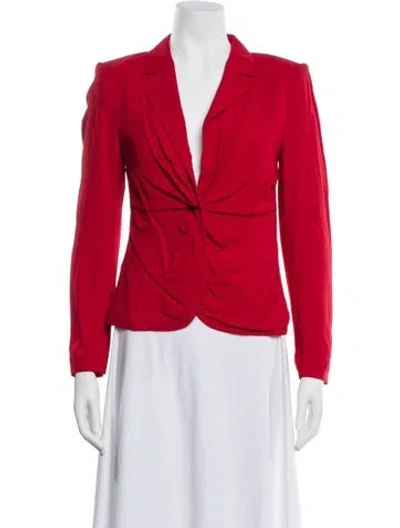 Pre-owned Escada Blazer In Red