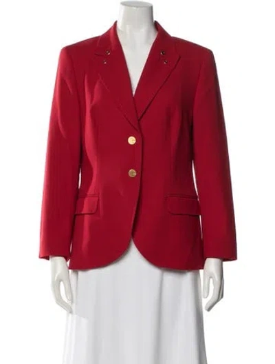 Pre-owned Escada Blazer In Red