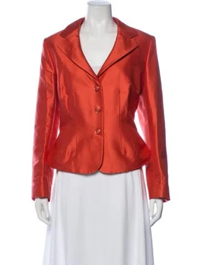 Pre-owned Escada Blazer In Red