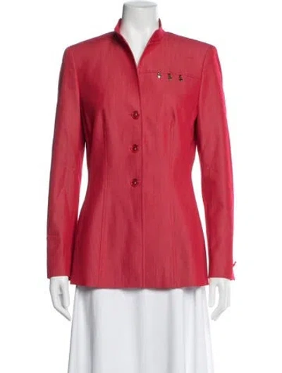Pre-owned Escada Blazer In Red