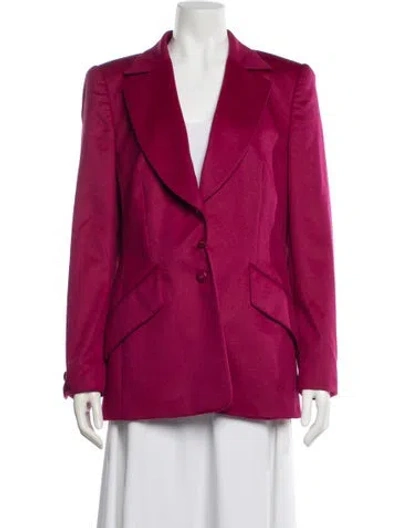 Pre-owned Escada Blazer In Red