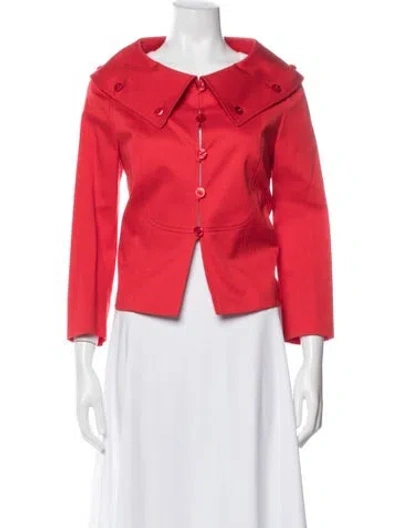 Pre-owned Escada Blazer In Red