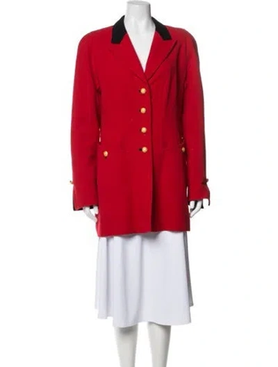 Pre-owned Escada Blazer In Red