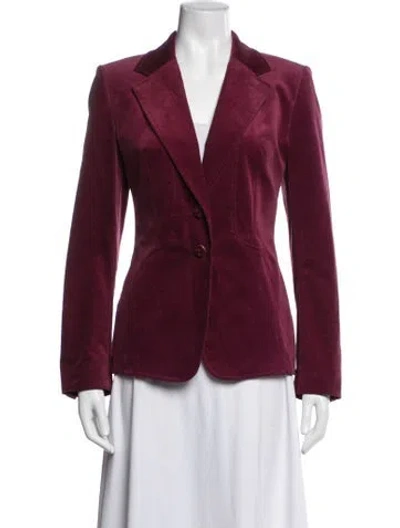 Pre-owned Escada Blazer In Red