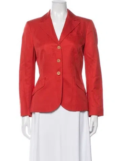 Pre-owned Escada Blazer In Red