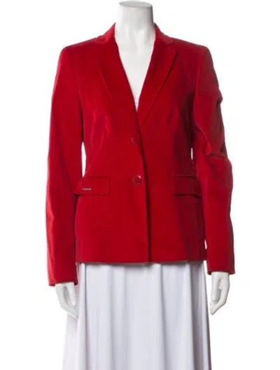 Pre-owned Escada Blazer In Red
