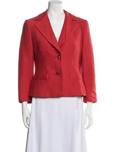 Pre-owned Escada Blazer In Red