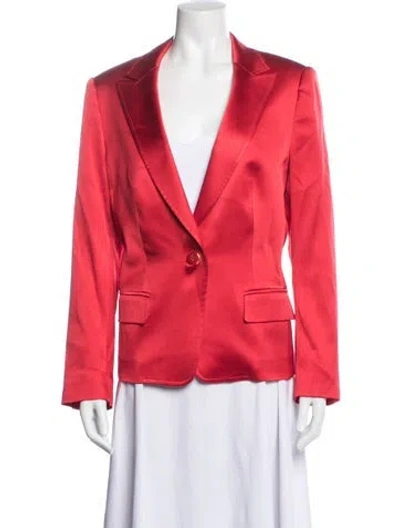 Pre-owned Escada Blazer In Red