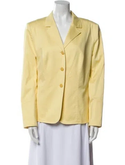 Pre-owned Escada Blazer In Yellow