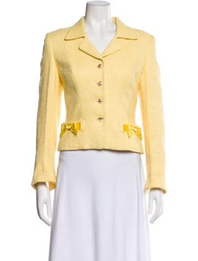 Pre-owned Escada Blazer In Yellow