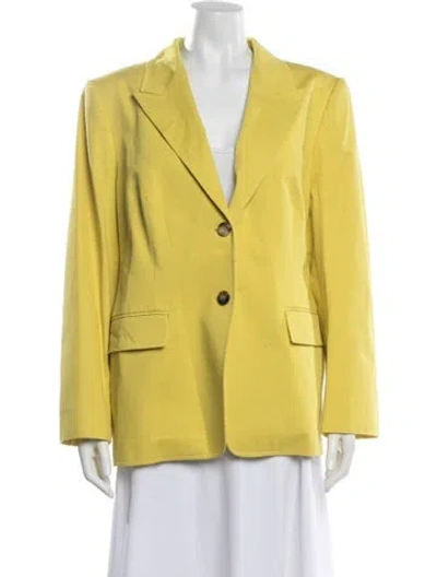 Pre-owned Escada Blazer In Yellow