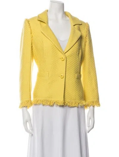 Pre-owned Escada Blazer In Yellow
