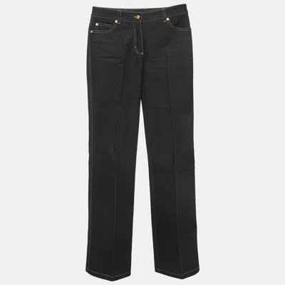 Pre-owned Escada Blue Denim Straight Fit Jeans M /waist 28"