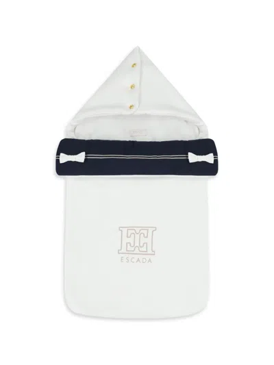 Escada Bow-detail Sleeping Bag In White