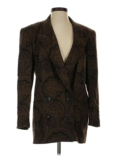 Pre-owned Escada By Margaretha Ley Blazer Jacket In Brown