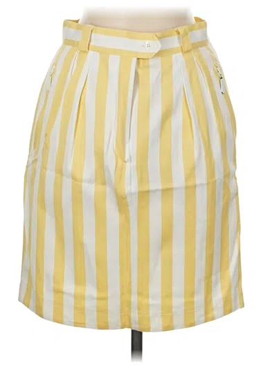 Pre-owned Escada By Margaretha Ley Casual Skirt In Yellow