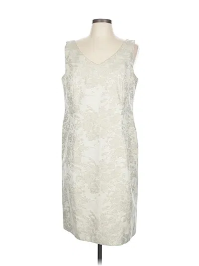 Pre-owned Escada By Margaretha Ley Cocktail Dress In White