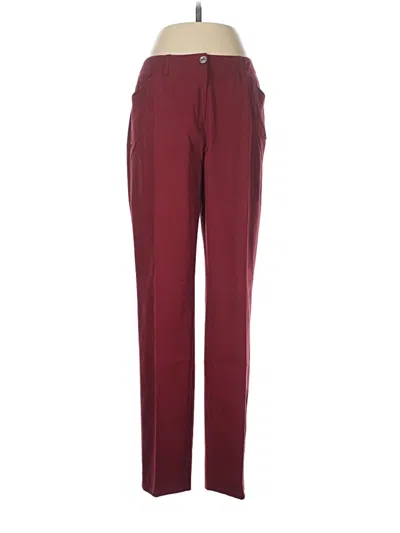 Pre-owned Escada By Margaretha Ley Dress Pants In Burgundy