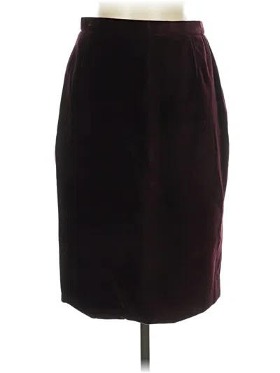 Pre-owned Escada By Margaretha Ley Formal Skirt In Burgundy