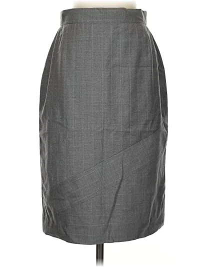 Pre-owned Escada By Margaretha Ley Formal Skirt In Gray